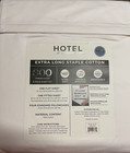 Hotel Signature Sateen 800 Tc  Cotton Queen Sheet Set 6 Piece White
