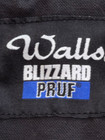 Walls Blizzard Pruf Insulated Coveralls Heavy Duty Black Canvas Mens Large Reg