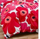 Marimekko Unikko Maija Isola 1964 Full queen Duvet Cover Set