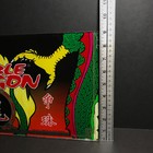 Vintage 1994 Bally Gaming Double Dragon Slot Machine Back Glass Insert Panel