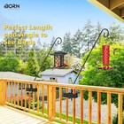 Deck Hook Rail Heavy Duty Hummingbird Feeder Hanger 28 Inch Railing