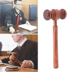 Brown Handmade Wooden Gavel  Vintage Judge Gavel  Auction Gavels  Props And Clot