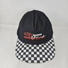 Dupont Motorsports Hat Cap Snap Back Black Checkered Racing Nascar Mens One Size