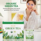 Organic Green Tea  100 Tea Bags  pack Of 1   Caffeinated  Low Caffeine  Fresh   