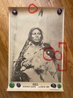 Rare Vintage Poster Of Native American Hunkpapa Dakota Gall