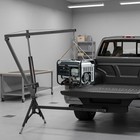 Hydraulic Truck Crane Hoist Hitch Mounted 1000 Lbs 360   Swivel 1000 Lbs Capacity