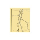 Railroad Map - Boston Burlington Proposed Railroad - Bufford 1844 - Vintage