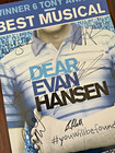 Broadway Dear Evan Hansen Obc Cast Ben Platt Signed Musical Poster window Card  