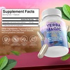 Yerba Magic Yerba Mate Capsules - 100  Pure Extract  High Potency Energy   Focus