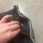 Vintage Gap Athletic Mens Black Grey White Stripe Baggy Track Pants Y2k Loose L