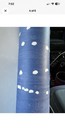 Wallism Peel   Stick Vinyl Wallpaper Blue white Polka Dot 1 4ft X 10ft