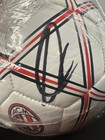 Ac Milan Zlatan Ibrahimovic Signed Game-issued Soccer Ball Beckett Witnessed