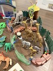 Playmobil 4850 Large Zoo Animals Figures Family Fun Habitat Nature Near Complete
