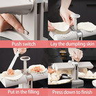 Household Double Head Automatic Dumpling Maker Mould dumpling Maker Press With K