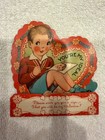 Vintage Die Cut Pop-up Honeycomb Valentine Card  you re My Ideal  Boy Artist