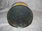 Vtg Lipton Brisk Tea Colorful Tea Tin W button Top Lid By J  L  Clark