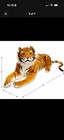 Melissa   Doug Large Bengal Tiger Giant 46  Lifelike Plush Stuffed Animal  2103