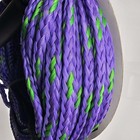 Towable Tube Rope 60 Foot 1 Person 1800 Lbs 12 Strand Uv Resistant Purple green