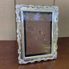 Vintage 5 x7  Photo Frame With Filigree Style Silver Frame Gorham Unique Lf12