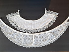 Vintage Victorian Estate Lace Collars  Lot Of 6 Collars And Black Lace Remnant