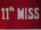 11th Mississippi Heavy Cotton Flag - Sewn Civil War - Dixie Csa