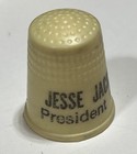 Advertising Thimbles Plastic Lot Of 4 Jesse Jackson   More