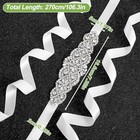 Wedding Dress Belt For Bride Evening Party Dress   Bride Dress With Rhinestone