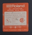 Roland Ack-120 Ac Oem Adapter Power Supply For Ep-9 Jv-50 Ep-7 Mkii Jw-50 Mv-30