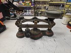 Antique Balance Scale Number 4 Brass 2lbs