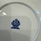 Vtg Royal Meissen Fine China Japan Blue Flower Salad Plate   7  3 4    Lot Of 2