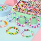 1200pcs Bracelet Making Kit Beads Charms Letters Diy Jewelry Craft For Kids 