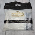 Tallit Prayer Shawl Wool Cream White Black Stripes Size 60 Made In Israel New 