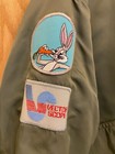 Innerspace Movie Cast   Crew Jacket M 80s Ma-1 Style Warner Brothers Bugs Bunny