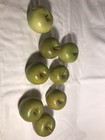 8 Apples Artificial Faux Fake Fruit Granny Smith Country Realistic Quality Decor