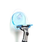  2pcs Wall Razor Holder Plastic Shaver Holder With Strong Suction Cup Razor Rack