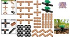Garden-ready 36-piece Drip Irrigation Fittings Kit - Easy Push-fit Connections