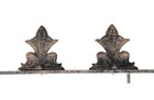 Lot Of 11 Cast Iron Fleur De Lis Architectural Fence Gate Finials 3 25 X 3 25 