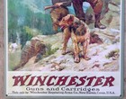 Winchester Guns Hunting Rifle Gun Nra John Clymer Vintage Poster Ad Metal Sign