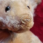 Steiff Etc Teddy Bear Vtg 18  Jointed Tan Brown Mohair Button Eye Teddie Growler