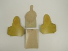 Antique Red Goose Shoes Decals 4 Different Ones Old
