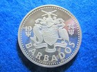 1974 Barbados Silver Gem Cameo Proof Ten Dollars -  neptune  - Beautiful