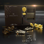 Premium Steel Tip Darts Set - Professional Darts  Brass Barrels  Metal Tip Darts