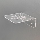 Acrylic Wall Mount Floating Shelf No Drill Adhensive Security Camera Moni_cs