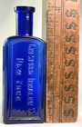Rare Cobalt Blue Chesebro Inhaler Co New York Patent Medicine Bottle 1880s Usa