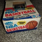 1986 Fleer Basketball Empty Display Box Jordan Rookie Year Lid Detatched 