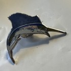 2pcs Vintage Blue Marlin Swordfish Fish Hat Pin Enamel Sport Fishing  Free Ship