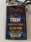 Spiderman 1998 Crew Badge Universal Studios Islands Of Adventure 4 5 X 2 5 Inch