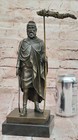 Ancient Greek Roman God Man Traveler Handsome Bronze Statue Figure Figurine Art