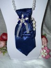 Fashion Women s Decorative Neck Ties Brooches Pearls Floral Multicolor Patterns