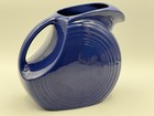 Fiesta Large Retired Sapphire Disk Pitcher Made In The Usa